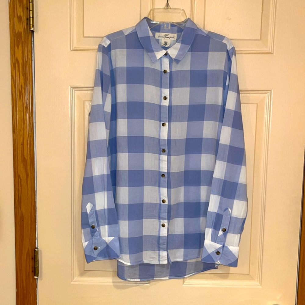 L.O.G.G. Periwinkle Blue Buffalo Check Buttondown